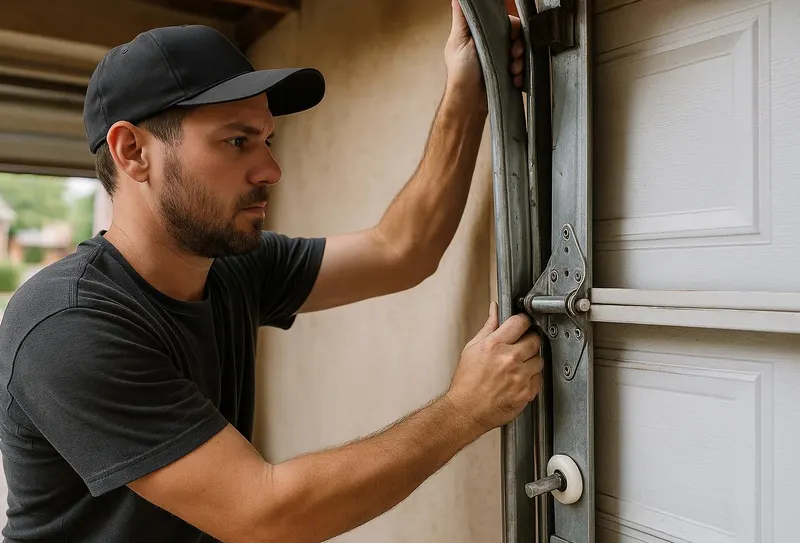 Off Track Door Repair in Ruskin